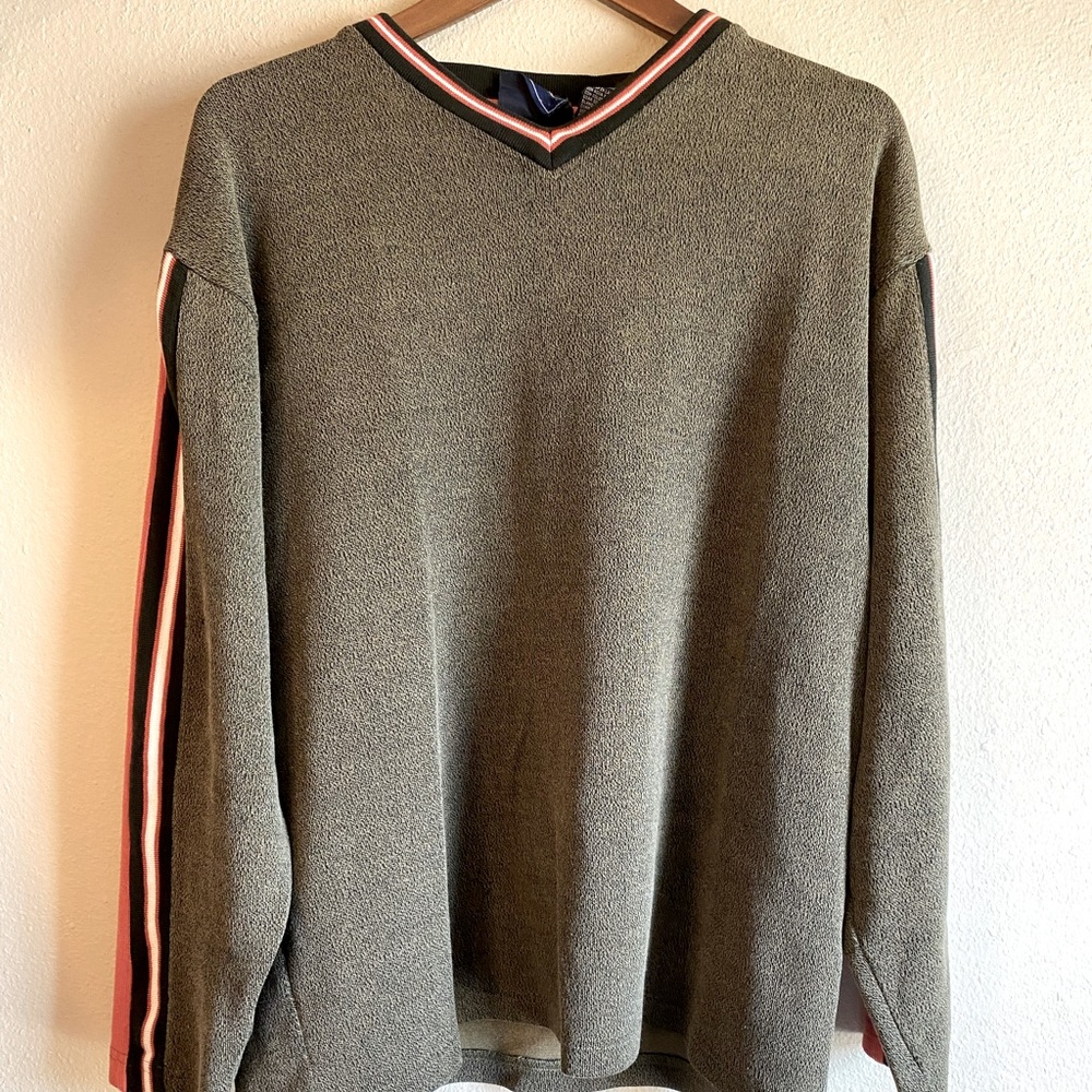 Dark green sweater